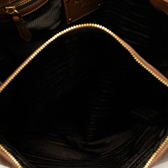 PRADA Nappa Antique Hobo Tote Bag - Picture 5 of 13